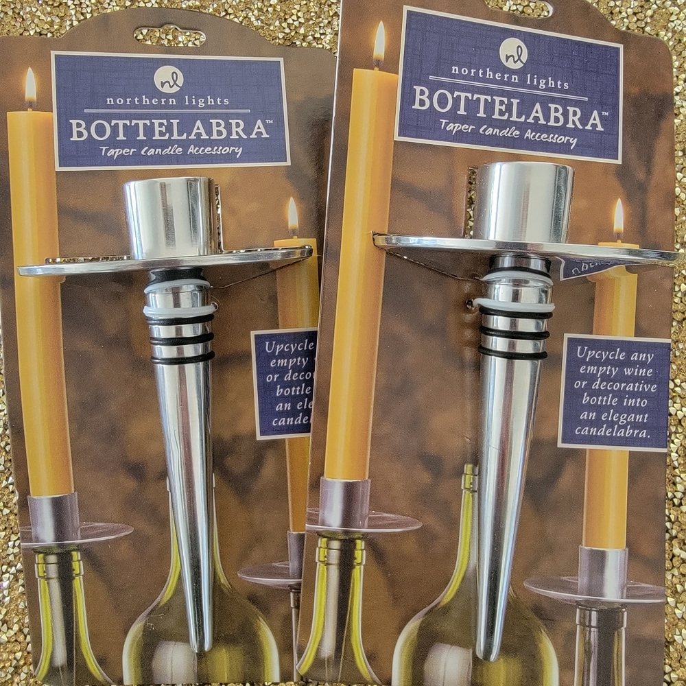 Bottelabra taper candle holder